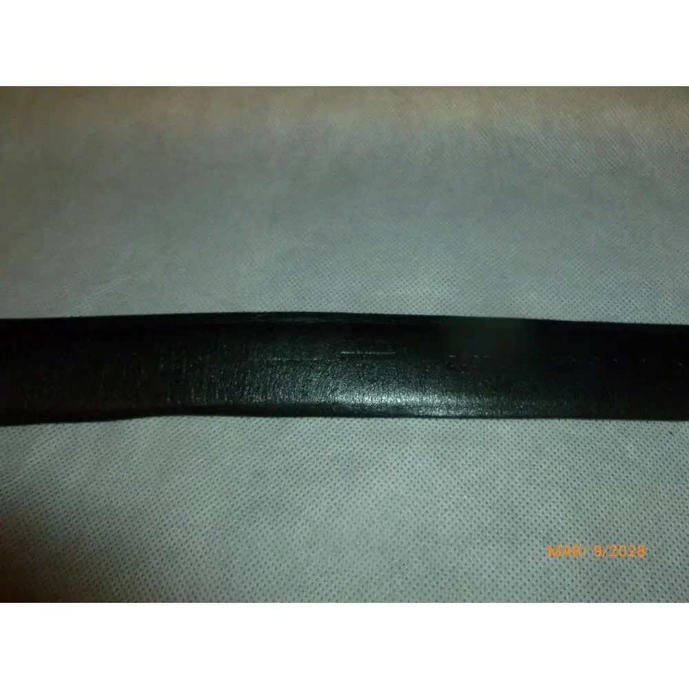 Vintage‎ CLAUDIO ORCIANI Belt Black Silver Buckle Made Italy Sz 32